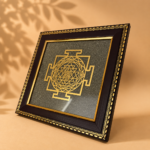 Shree Yantra on Raw Pyrite Frame - Image 7