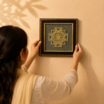 Shree Yantra on Raw Pyrite Frame - Image 5