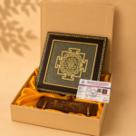 Shree Yantra on Raw Pyrite Frame - Image 4