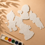 Shrifal Kids Baal Roop Deity Plates DIY Painting & Color Kit (Pack of 10) - Image 2