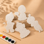 Kids Baal Roop Deity Plates DIY Painting & Color Kit (Pack of 10)