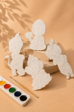Shrifal Kids Baal Roop Deity Plates DIY Painting & Color Kit (Pack of 10) - Image 5