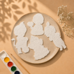 Shrifal Kids Baal Roop Deity Plates DIY Painting & Color Kit (Pack of 10) - Image 3