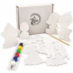 Shrifal Kids Baal Roop Deity Plates DIY Painting & Color Kit (Pack of 10)