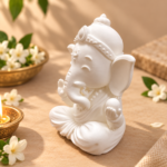 Shrifal Kids Idol DIY Painting & Coloring Kit | Ganpati ji Figurines with 6 Paint Colors & Brush - Image 3