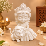 Shrifal Kids Idol DIY Painting & Coloring Kit | Durga Mata Ji Figurines with 6 Paint Colors & Brush - Image 6