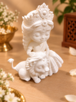 Shrifal Kids Idol DIY Painting & Coloring Kit | Durga Mata Ji Figurines with 6 Paint Colors & Brush - Image 5